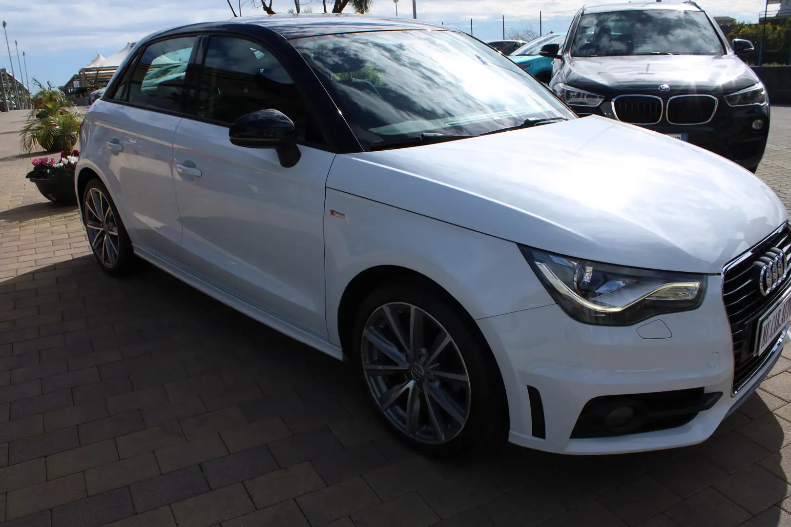 Audi A1 A1 I 2013 Sportback 1.6 tdi S Line Edition 90cv Weiß - 2