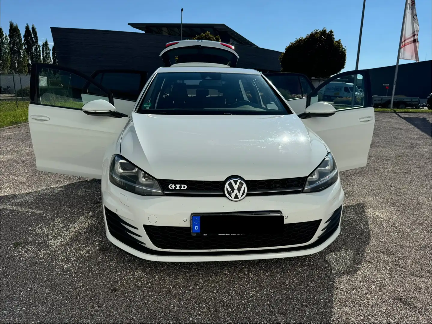 Volkswagen Golf GTD Golf GTD BlueMotion Technology Bílá - 1