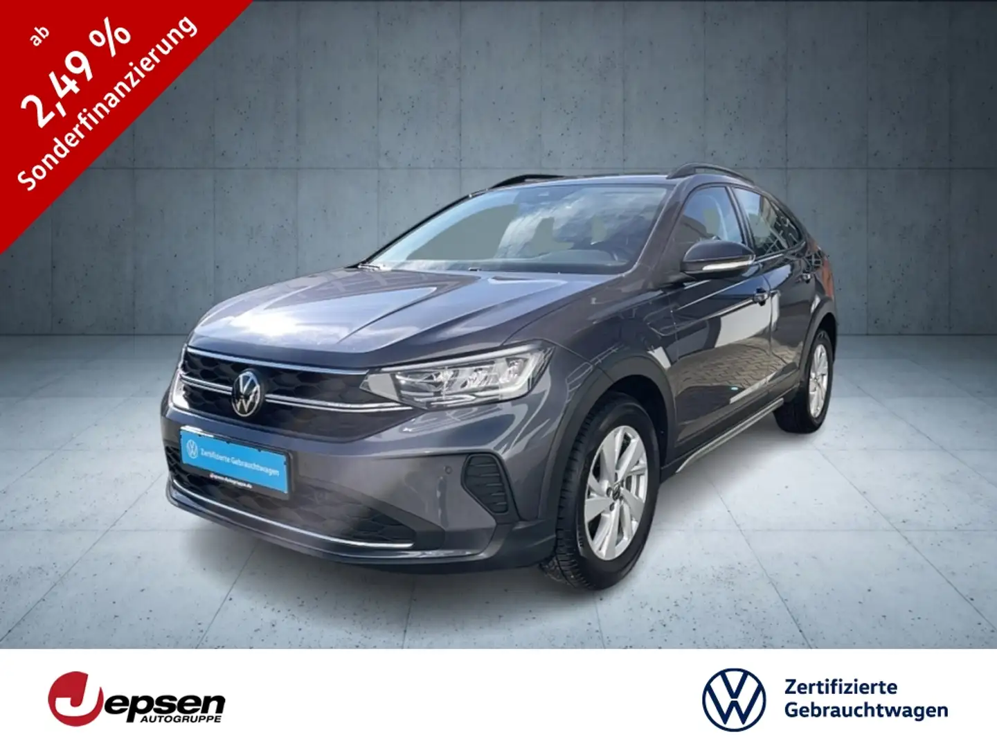 Volkswagen Taigo Life 1.0 TSI Nav+LM+LED+DiCockpit+Climatr Gris - 1