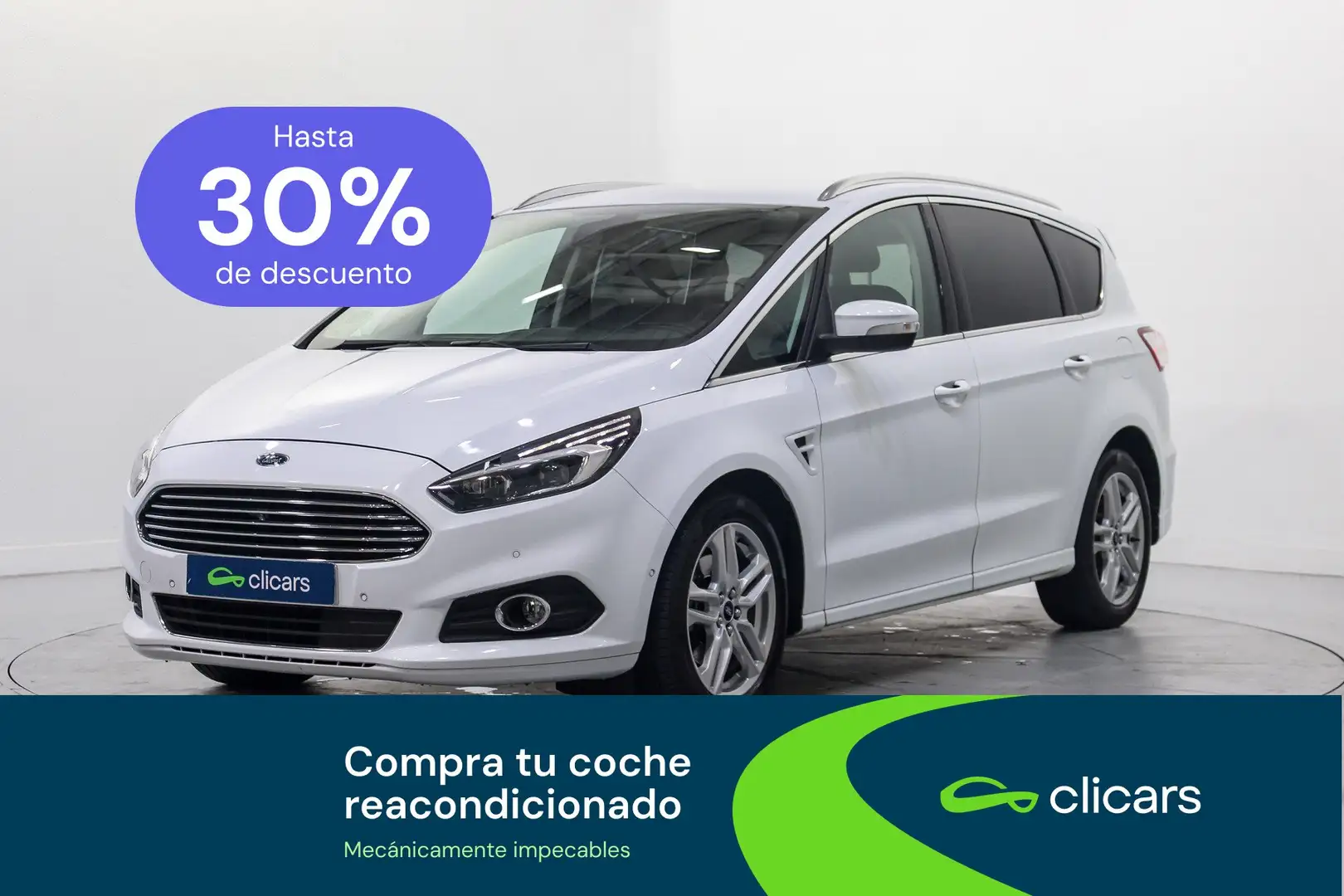 Ford S-Max 2.0TDCi Bi-turbo ST-Line PS 210 Blanco - 1