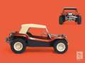 Volkswagen Buggy 1968 Meyers Manx apricot metal flake Rouge - thumbnail 1