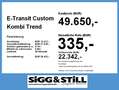 Ford Transit Custom E- Kombi Trend 340 L1 NAVI*LED*CAM Schwarz - thumbnail 4