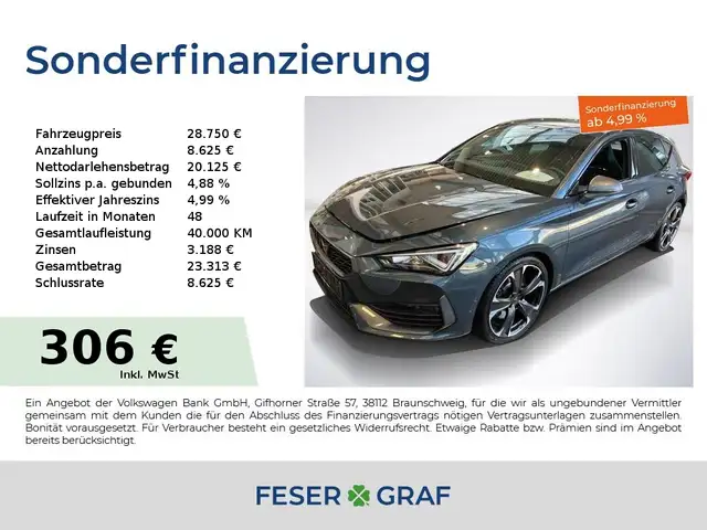 CUPRA Leon VZ 2.0 TSI DSG LED Rückfahrkamera WinterPaket