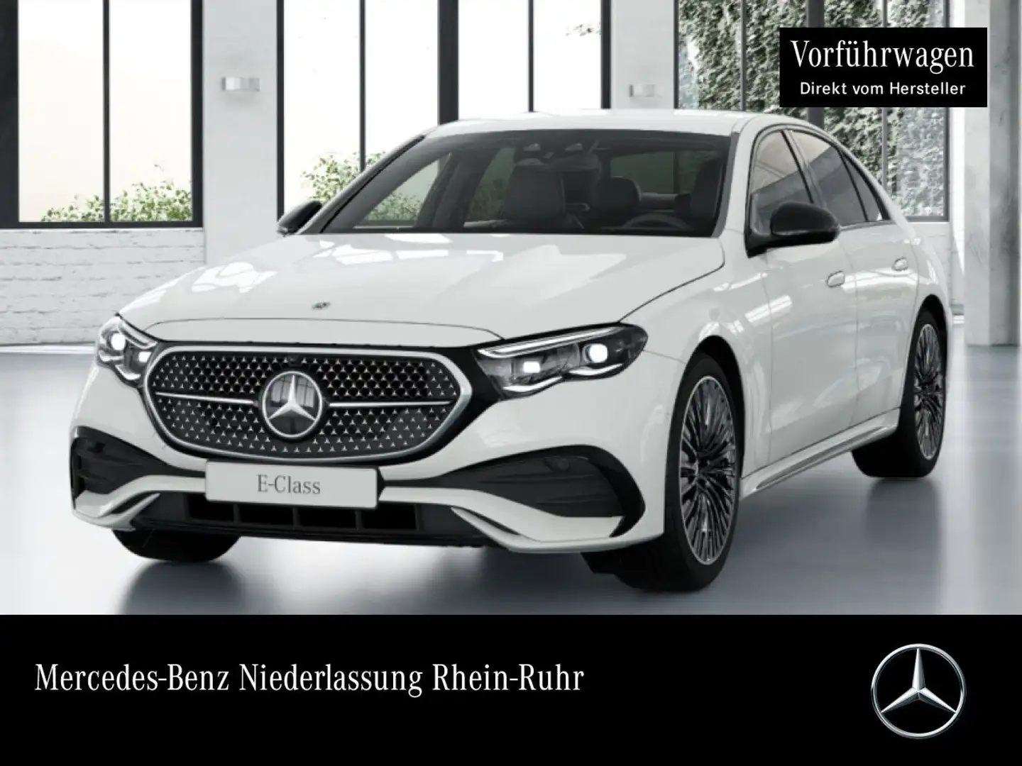 Mercedes-Benz E 220 d Edition AMG-Line Sportpaket Night AMG 20" Wit - 1