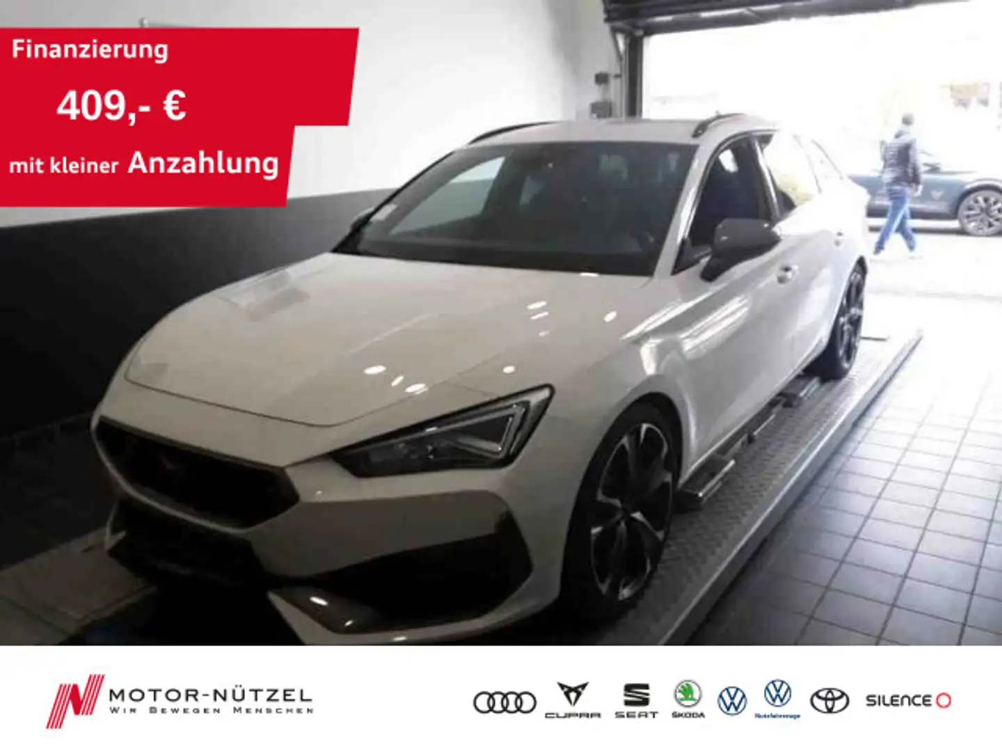 CUPRA Leon ST 2.0 TSI DSG VZ LED+NAVI+AHK+DCC+SHZ+GRA Weiß - 1