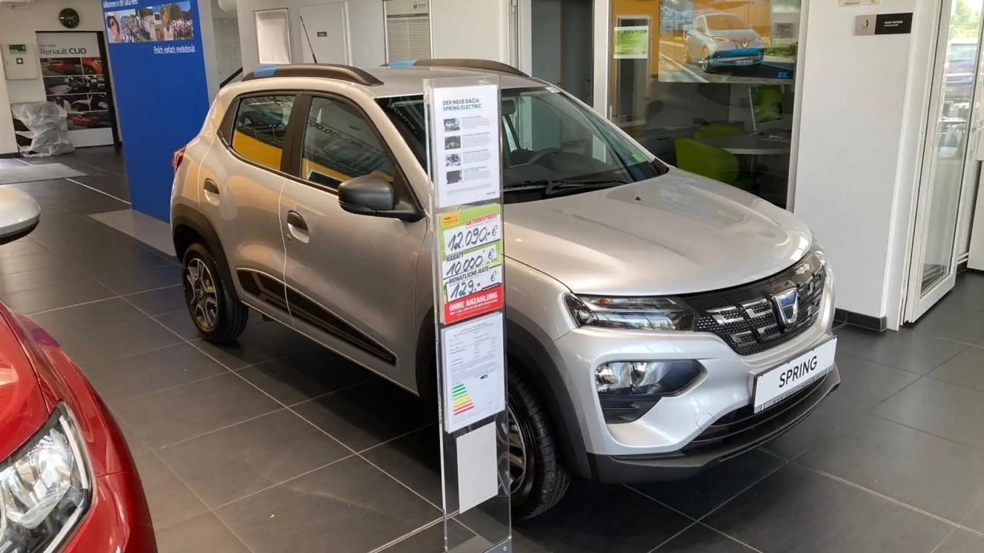 Dacia Spring Business Automatik Klima*Navi*Rückfahrcam Grau - 2