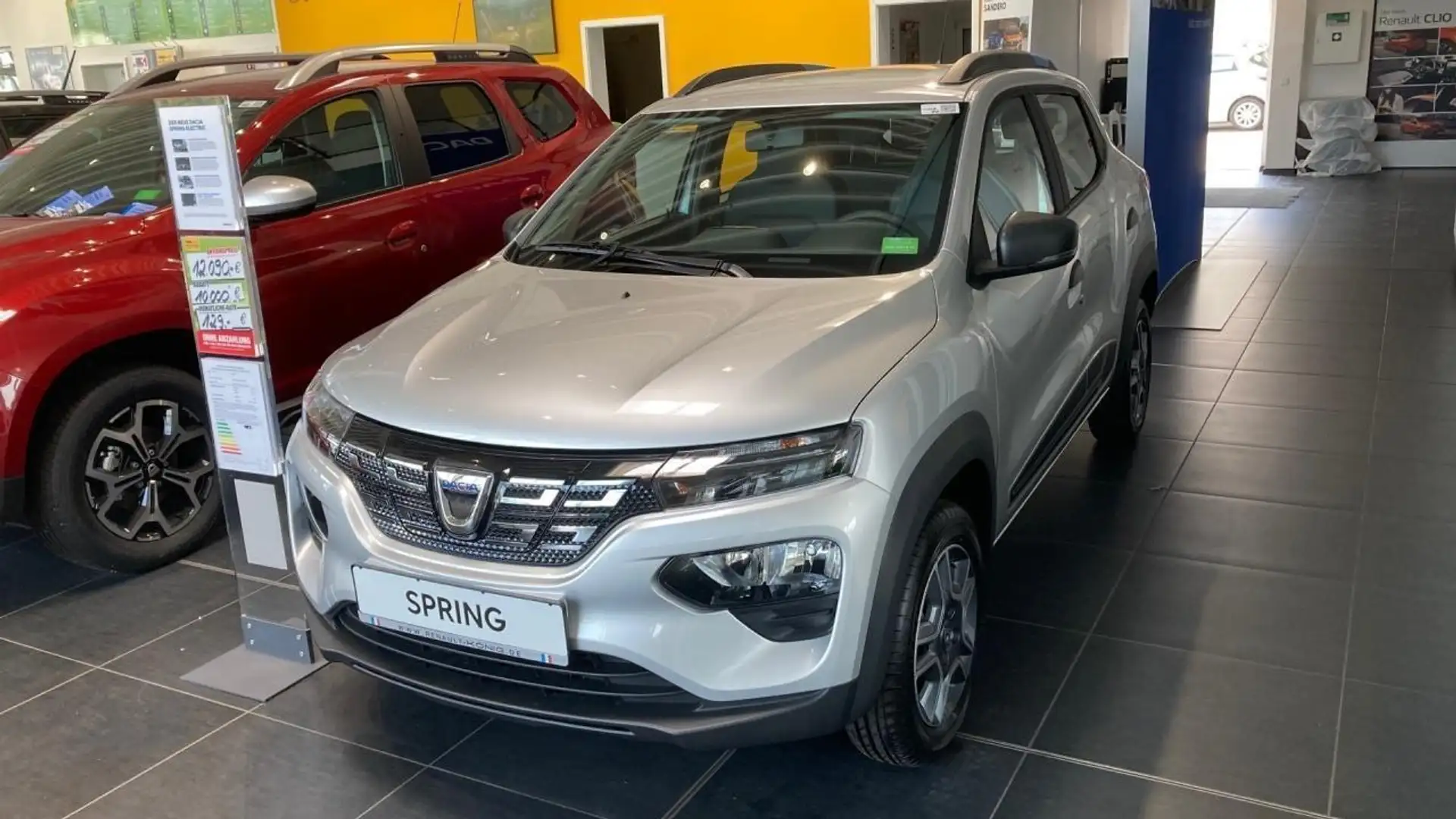 Dacia Spring Business Automatik Klima*Navi*Rückfahrcam Grau - 1