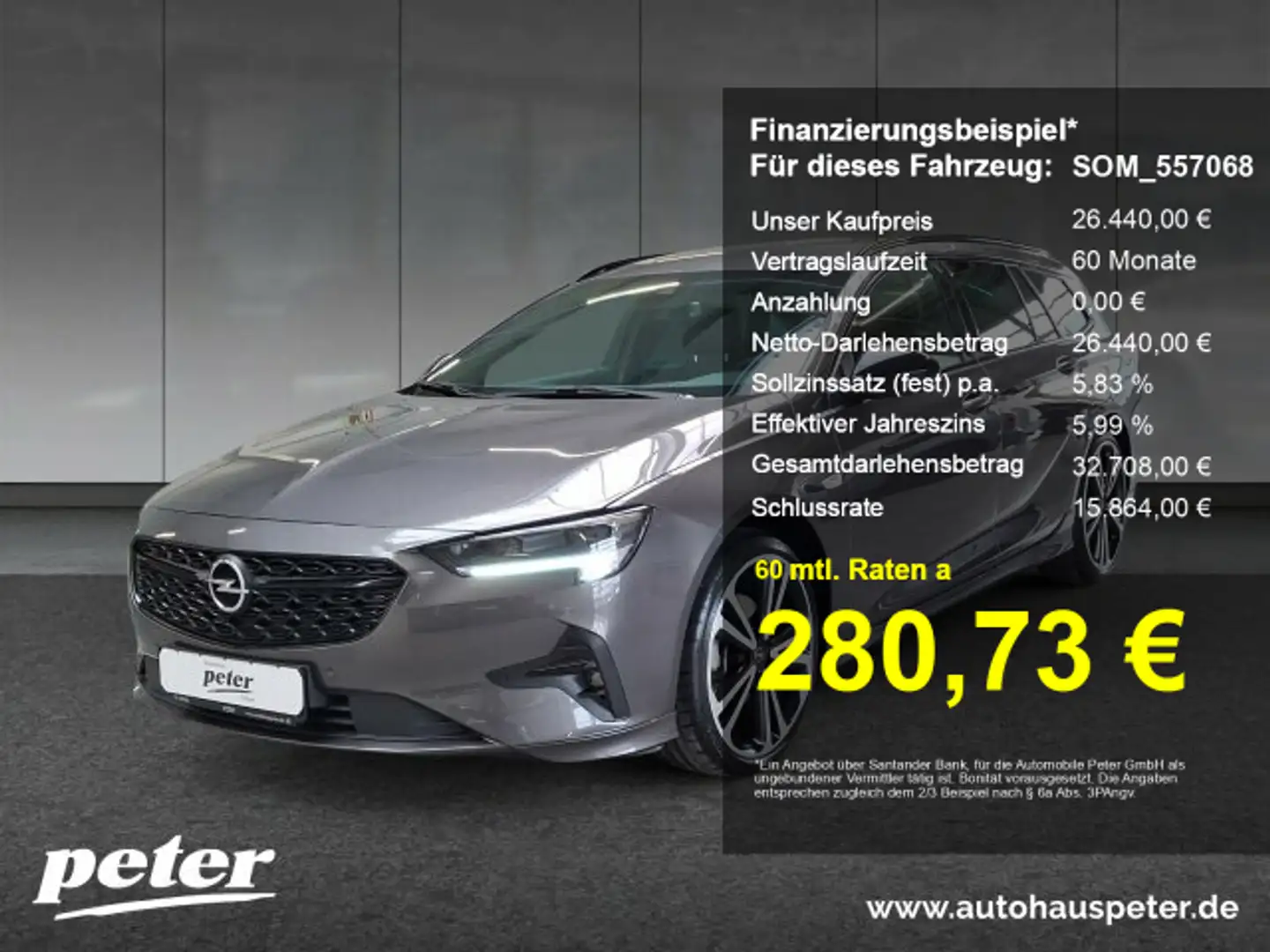 Opel Insignia Insignia ST 2.0 CDTI Ultimate Automatik OPC-Line A Grau - 1