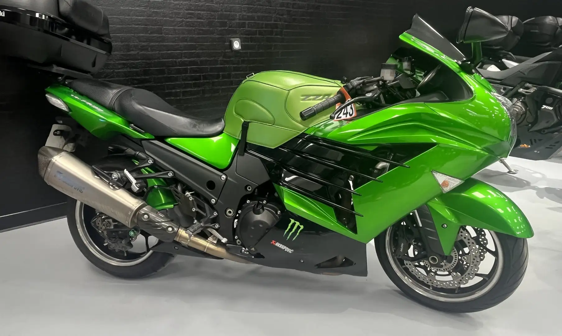 Kawasaki ZZR 1400 zelena - 2