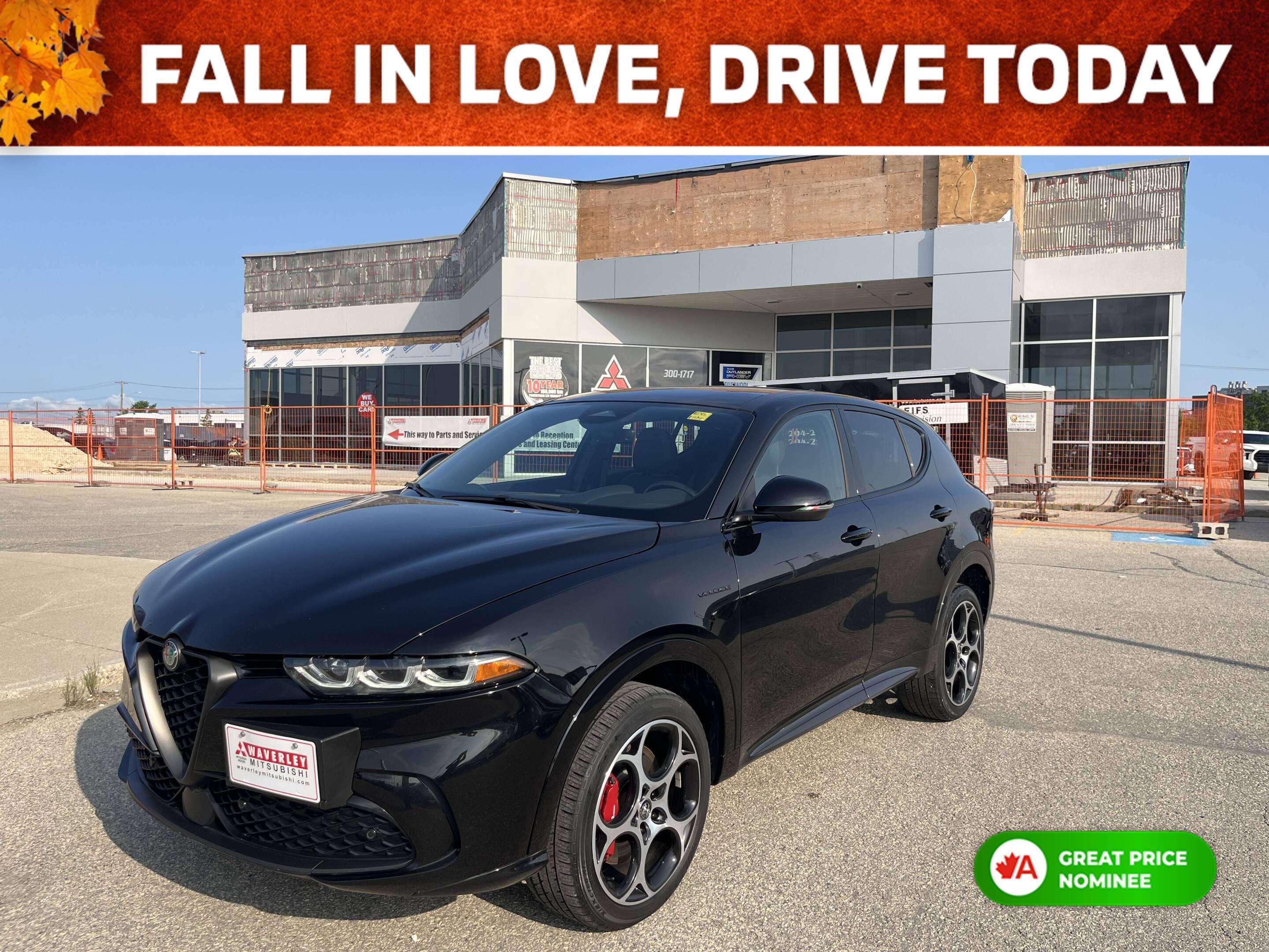 Black 2023 Alfa Romeo Tonale SUV / Crossover 9-Speed Automatic