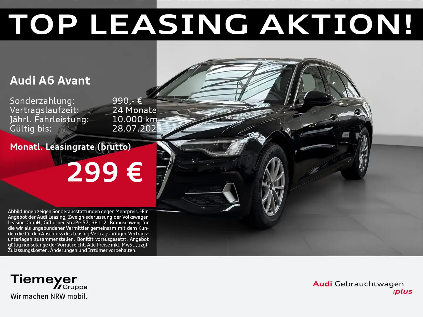 Audi A6 45 TFSI ADVANCED MATRIX LEDER AHK MEMOR Noir - 1