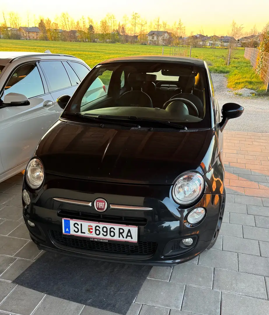 Fiat 500C Schwarz - 1