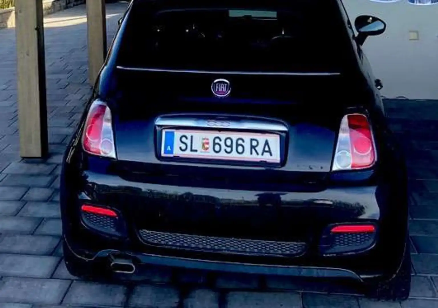 Fiat 500C Schwarz - 2