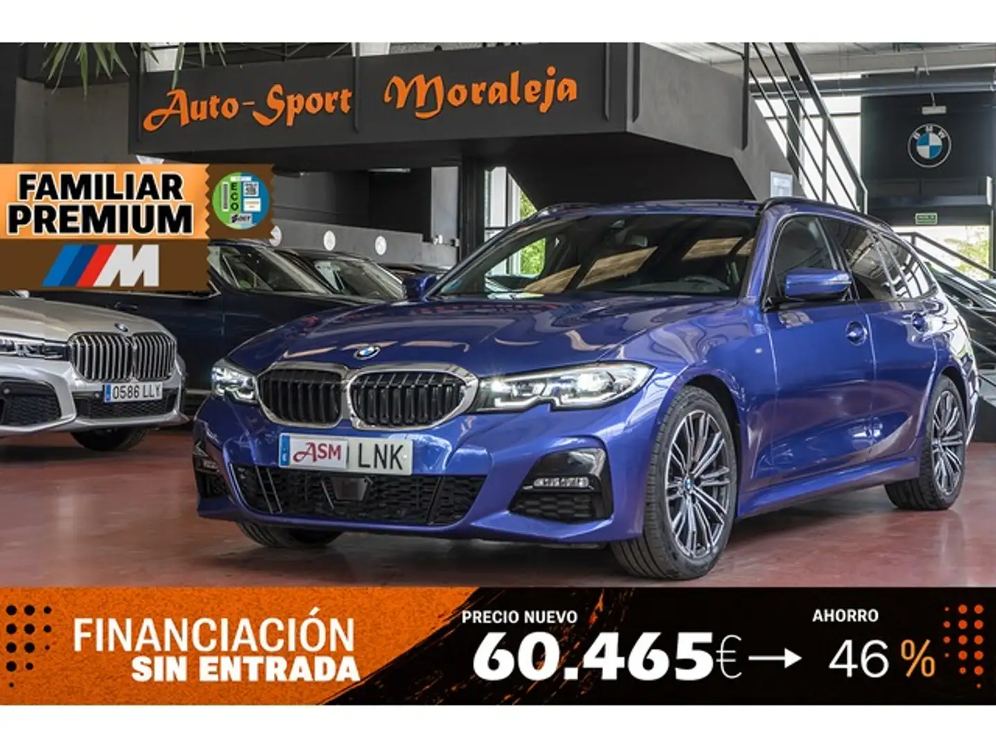 BMW 318 318dA Touring Azul - 1