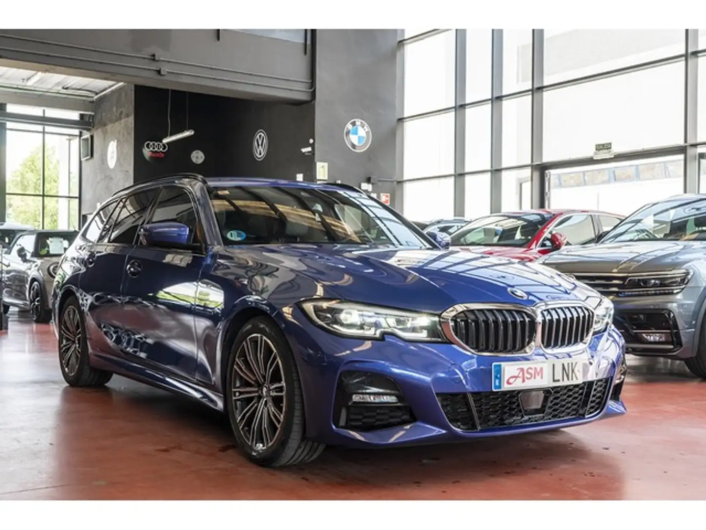 BMW 318 318dA Touring Azul - 2