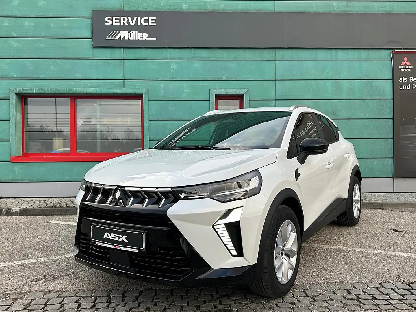 Mitsubishi ASX 1,0 MPI-T Invite Weiß - 1