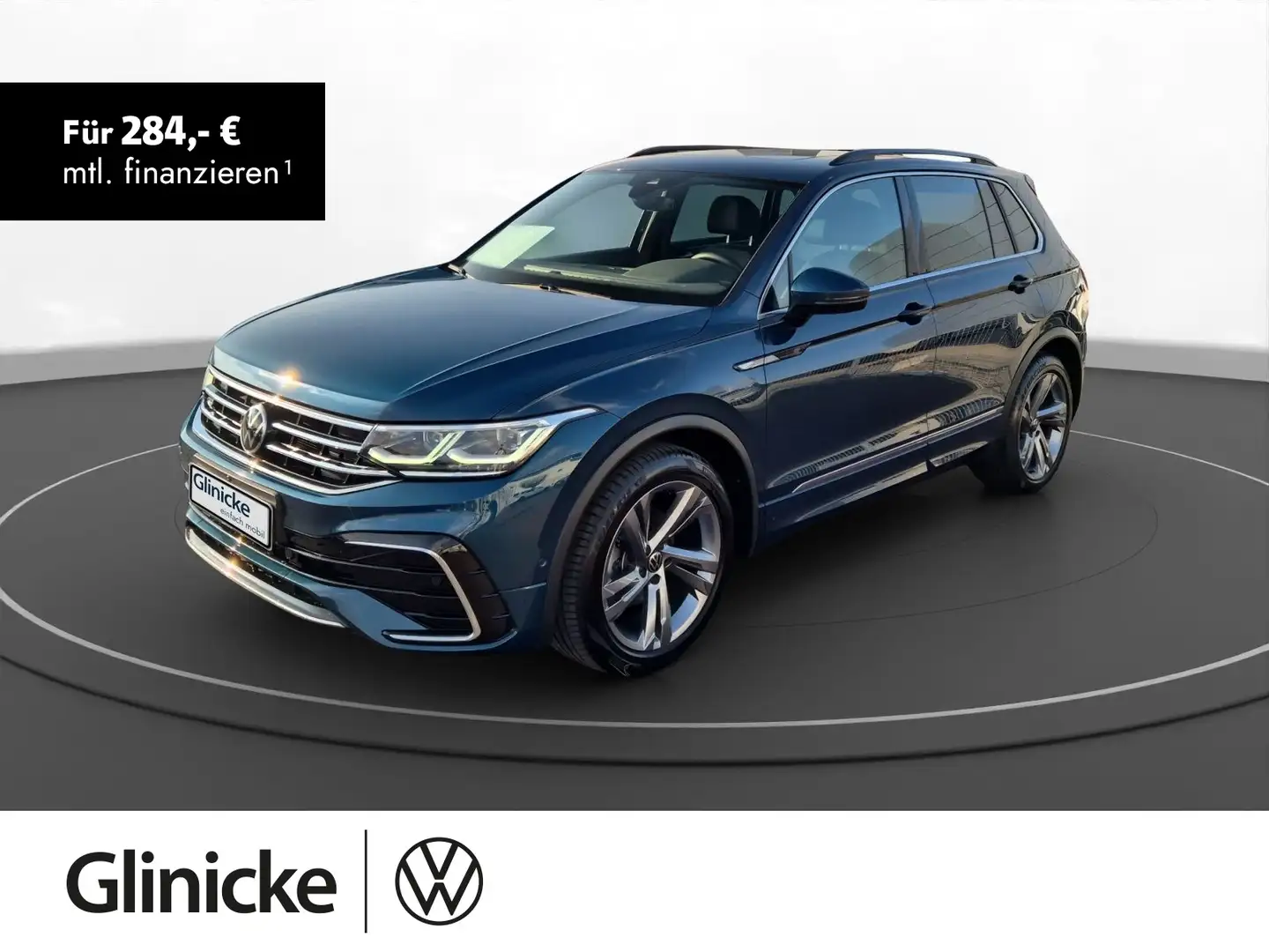 Volkswagen Tiguan 1.5 TSI DSG R-Line Navi Pano Kamera SiHz Blau - 1