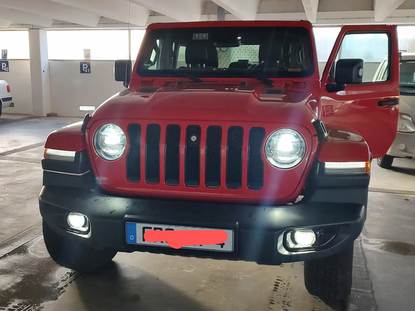 Jeep Wrangler W. Unlimited 2.0 T-GDI Powersofttop AWD Automatik Rot - 2