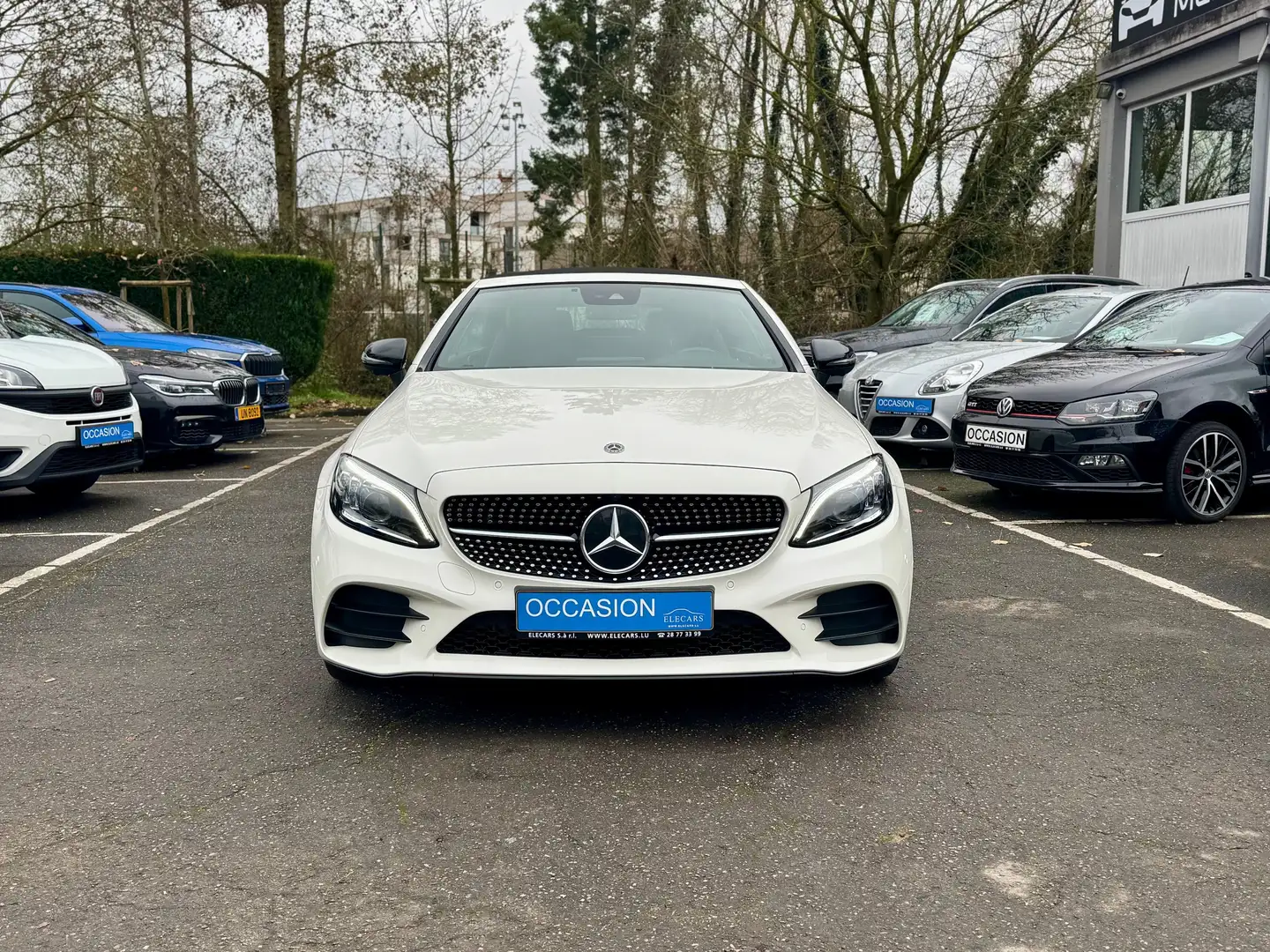 Mercedes-Benz C 200 Cabrio 4Matic AMG-Line Blanc - 2