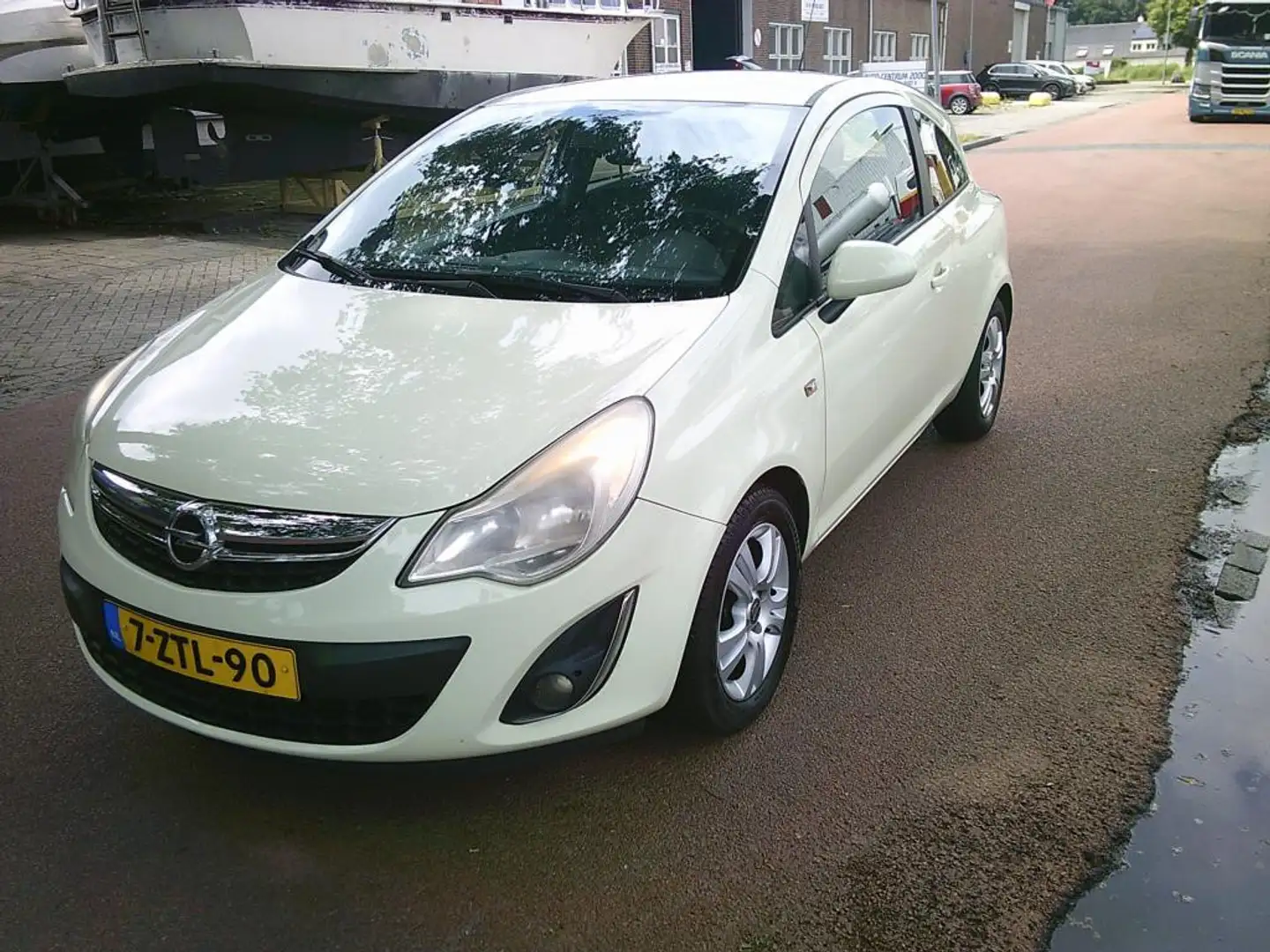 Opel Corsa 1.2-16V Selection airco werkt Wit - 1