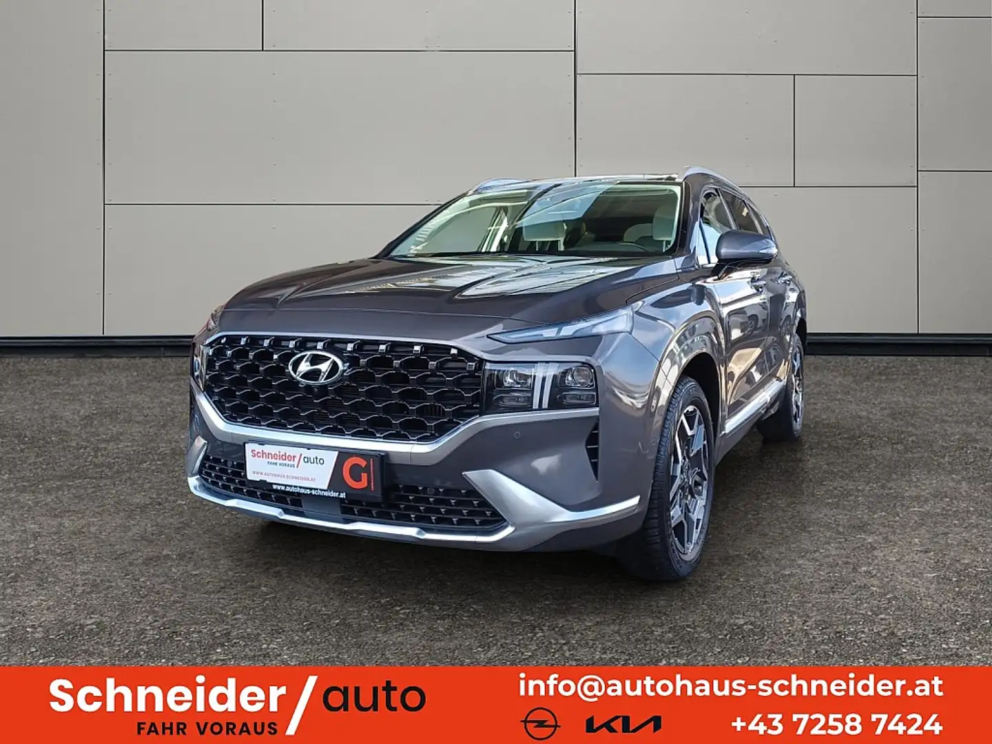Hyundai SANTA FE Santa Fe 1,6 T-GDI Plug-In 4WD Luxury Line Aut. Gris - 1
