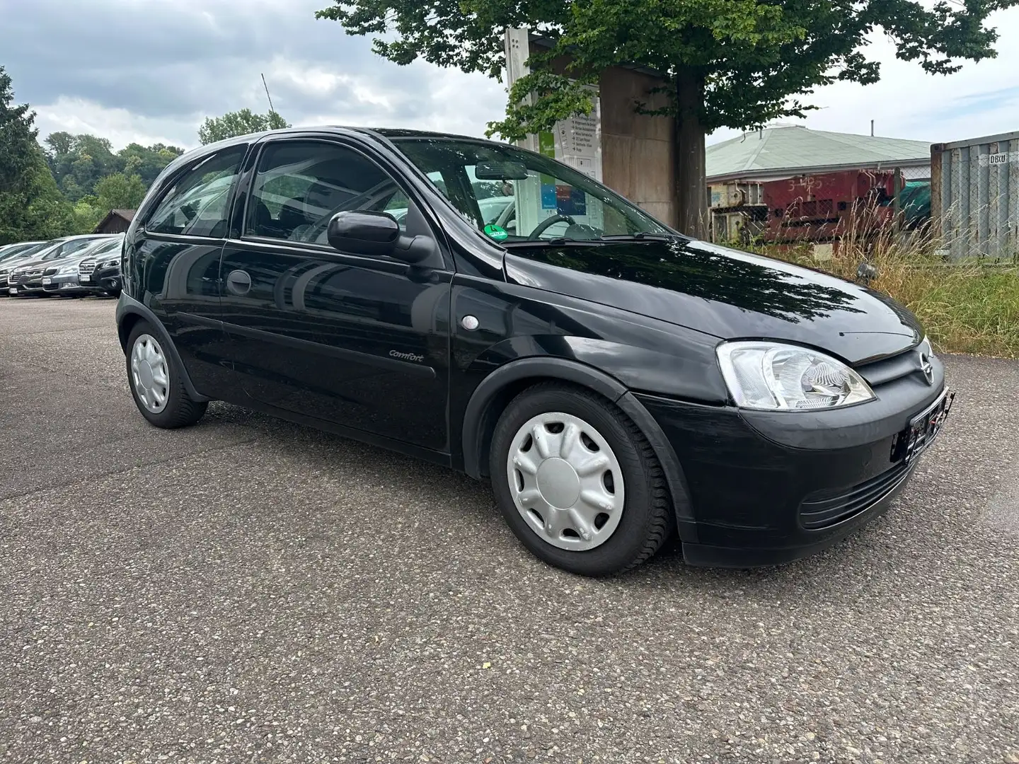 Opel Corsa 1.2 16V COMFORT 1.Hand TÜV Klima Noir - 2