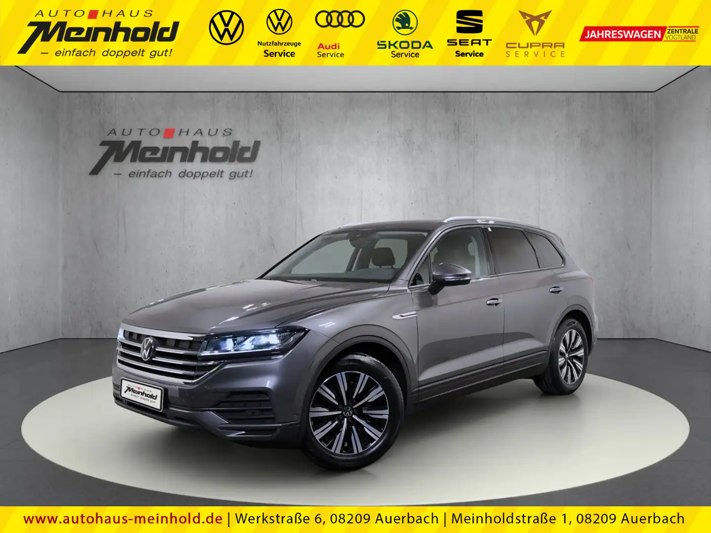 Volkswagen Touareg 3.0 TDI, Luft, el. Klappe, AHK, Alu 19" Grau - 1