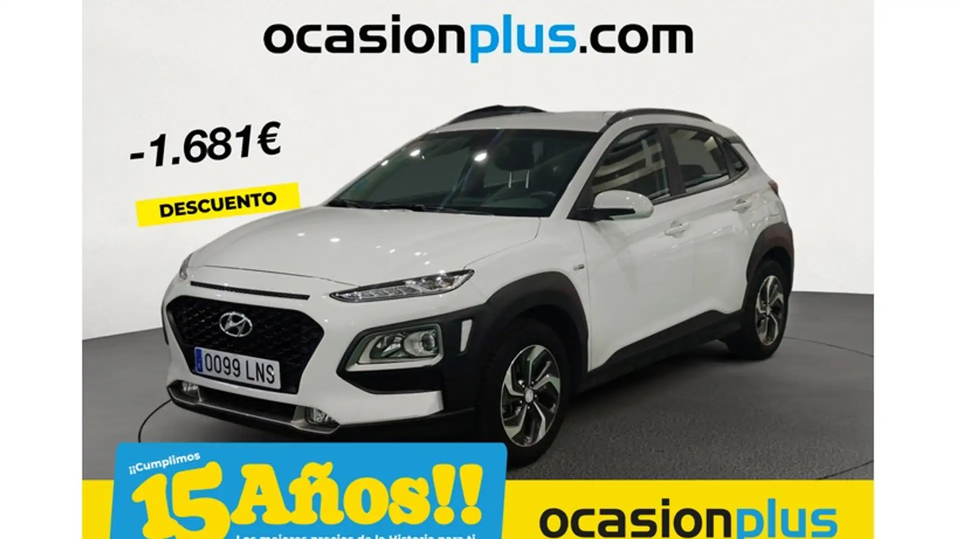 Hyundai KONA HEV 1.6 GDI DT Klass Blanc - 1