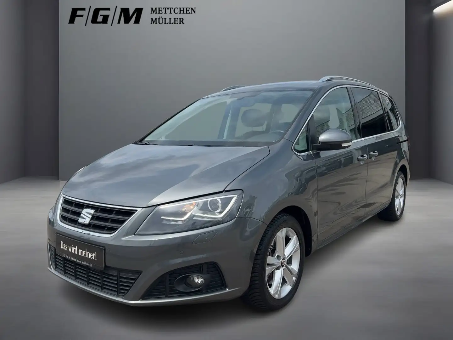 SEAT Alhambra 2.0 FR-Line +7-Sitze+Xenon+Navi+Cam Grau - 1