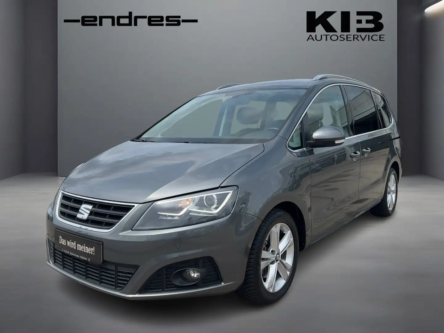 SEAT Alhambra 2.0 FR-Line +7-Sitze+Xenon+Navi+Cam Šedá - 1
