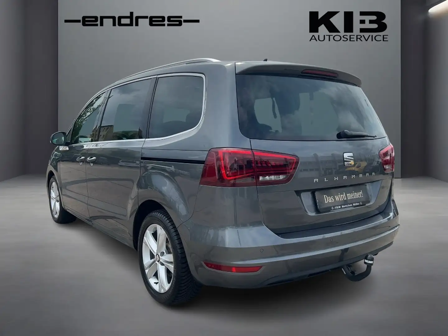 SEAT Alhambra 2.0 FR-Line +7-Sitze+Xenon+Navi+Cam Grijs - 2