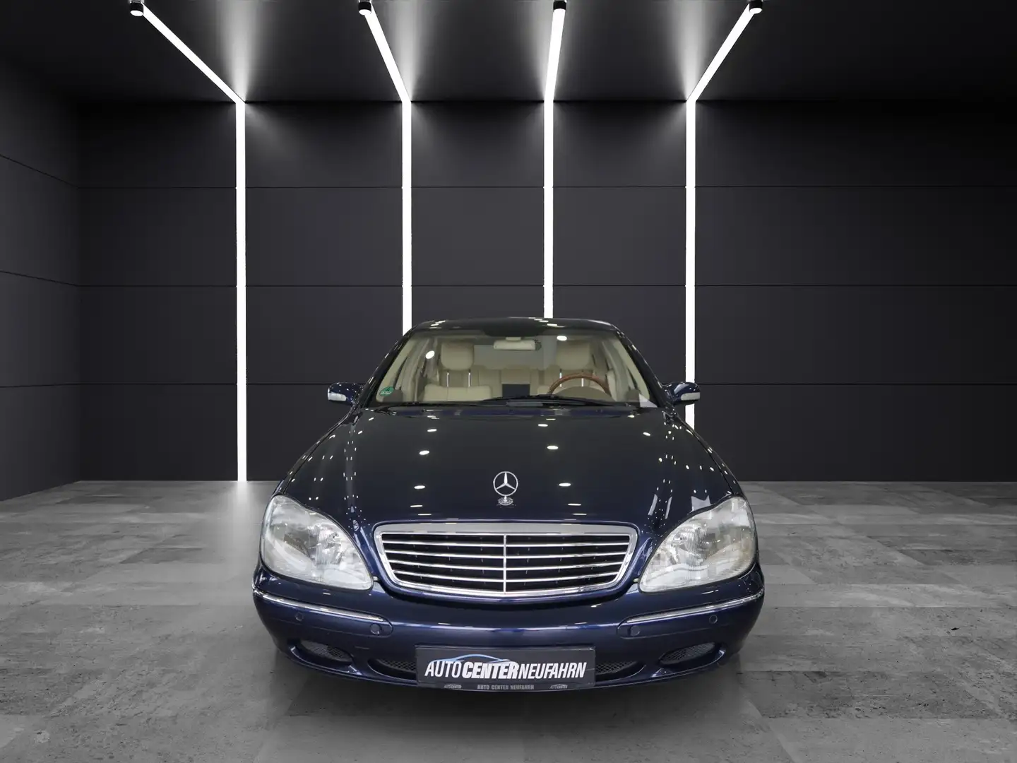 Mercedes-Benz S 500 NAVI+PDC+KLIMA+LEDER+MEMORY SITZ+SCHIEBEDACH Blau - 2