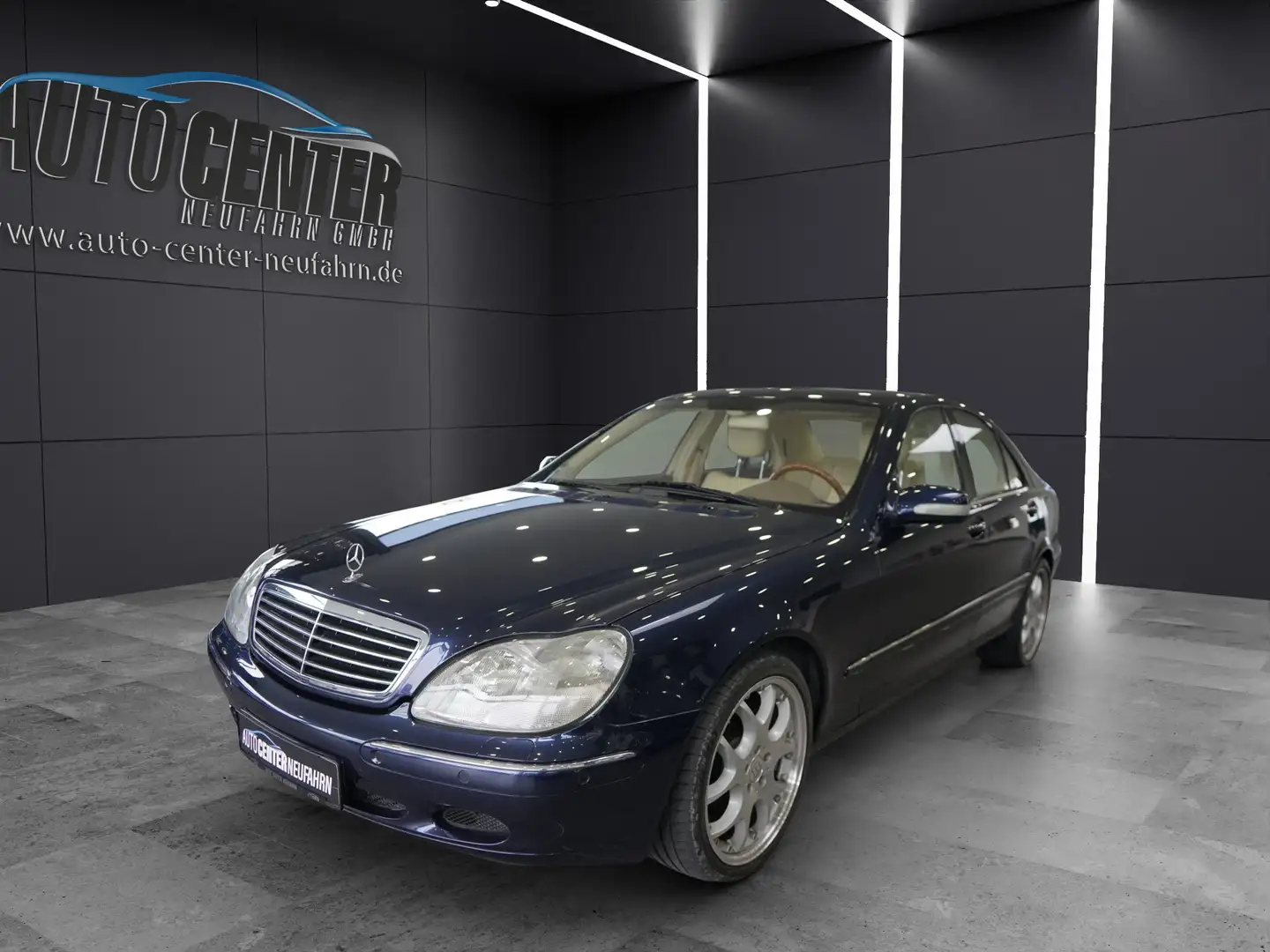 Mercedes-Benz S 500 NAVI+PDC+KLIMA+LEDER+MEMORY SITZ+SCHIEBEDACH Blau - 1
