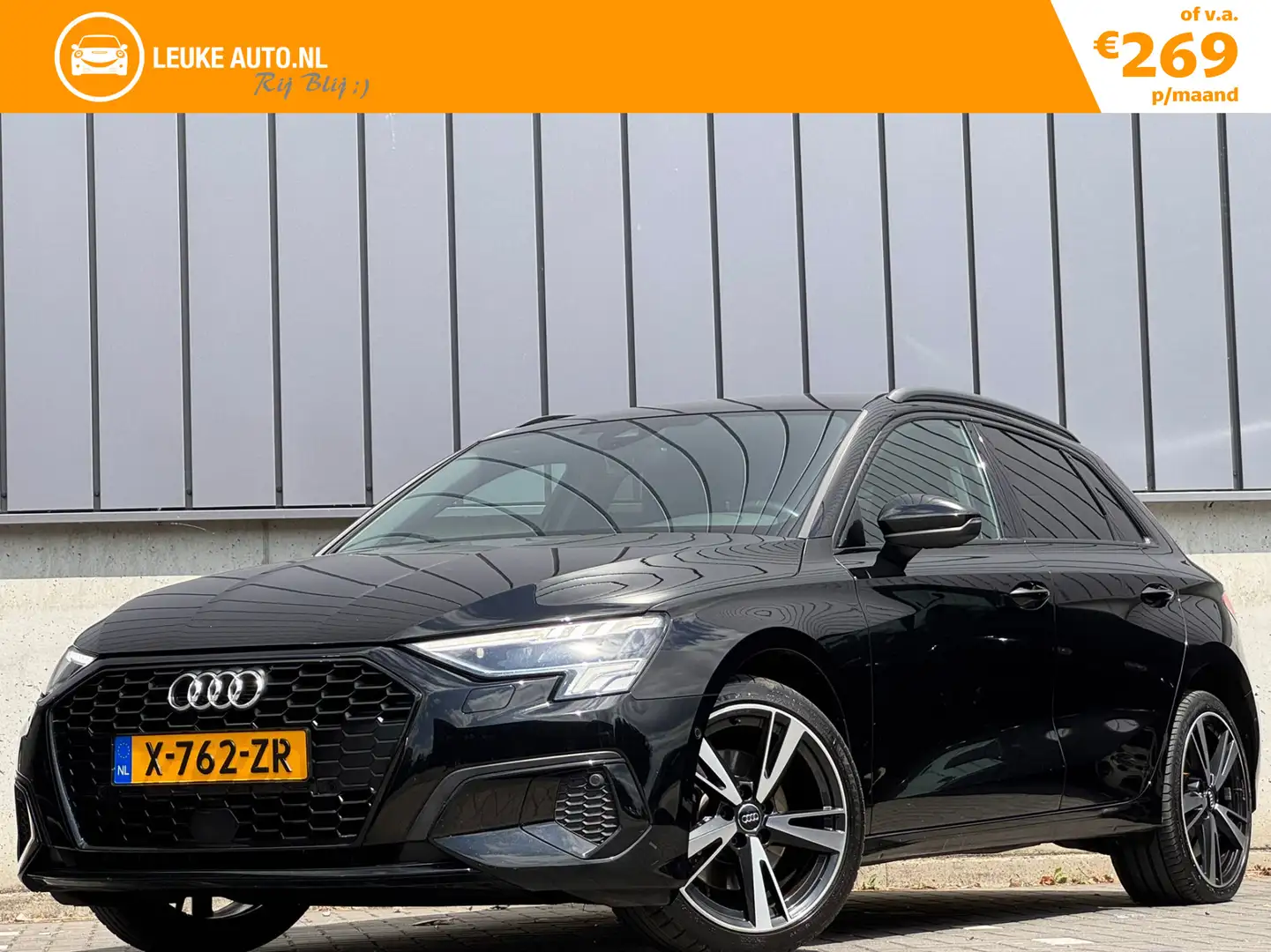 Audi A3 Sportback 35 TFSI 150PK Automaat Black Edition Spo Zwart - 1