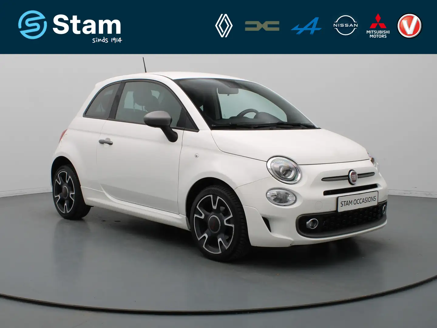 Fiat 500 85pk TwinAir Turbo Sport Airco | Cruise | Carplay Blanc - 1