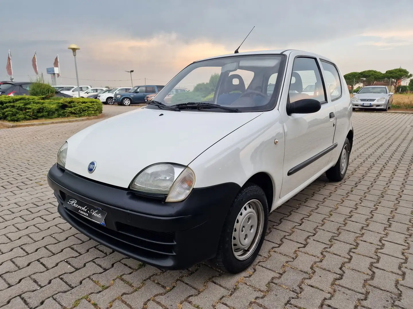 Fiat Seicento 1.1i cat S con CLIMATIZZATORE Blanc - 2