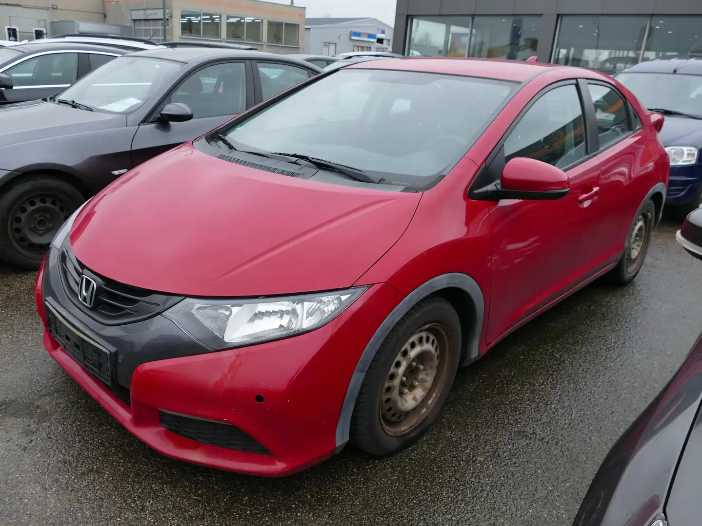 Honda Civic 1.4 i-VTEC Comfort - Klimaautomatik HU/AU NEU Rot - 1