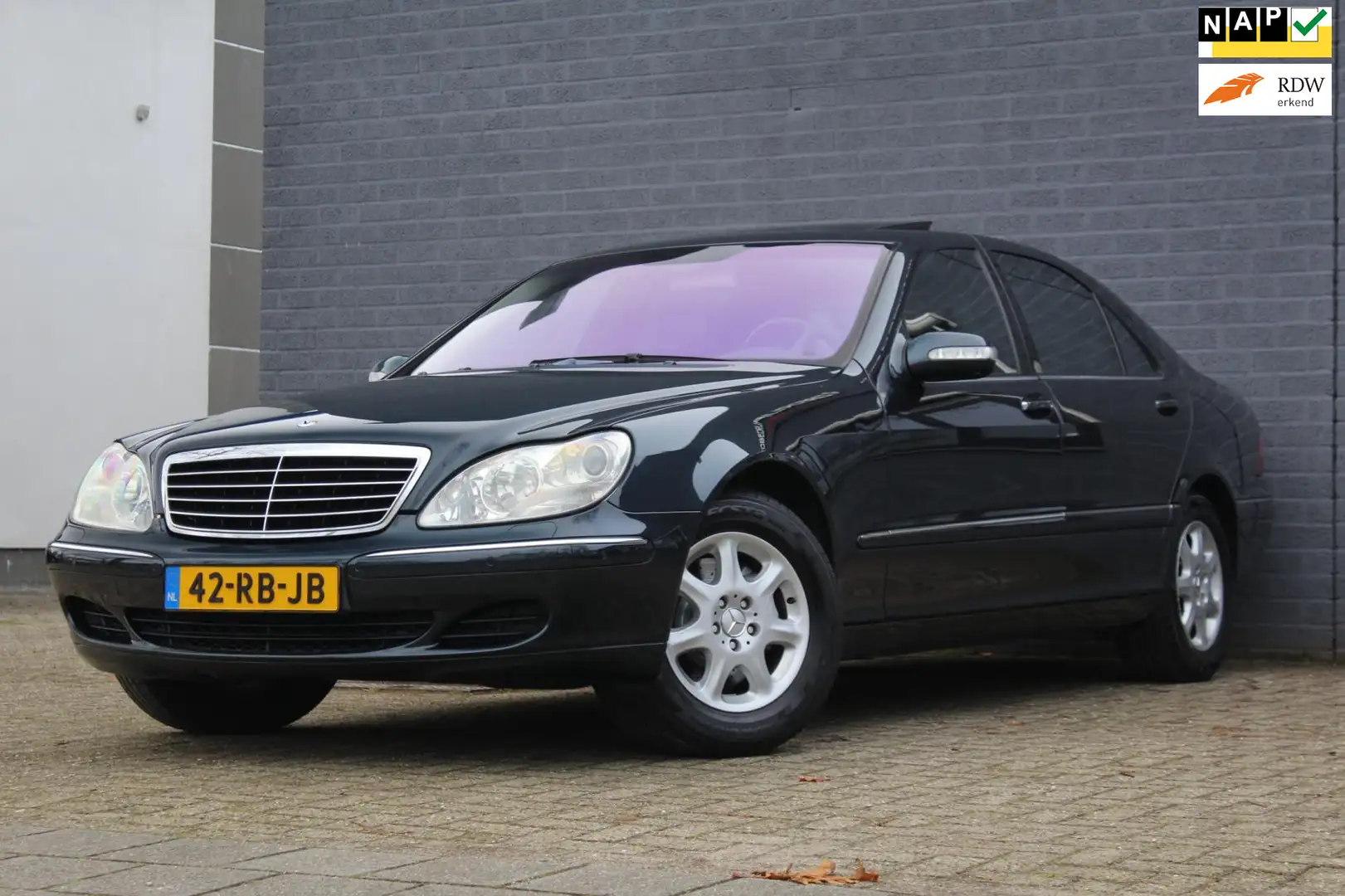 Mercedes-Benz S 500 Lang 5.0 V8, Origineel NL, NAP Blau - 1