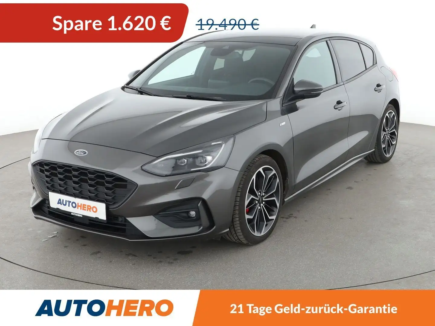Ford Focus 1.5 EcoBoost ST-Line*NAVI*LED*TEMPO*SHZ*KLIMA* Grau - 1
