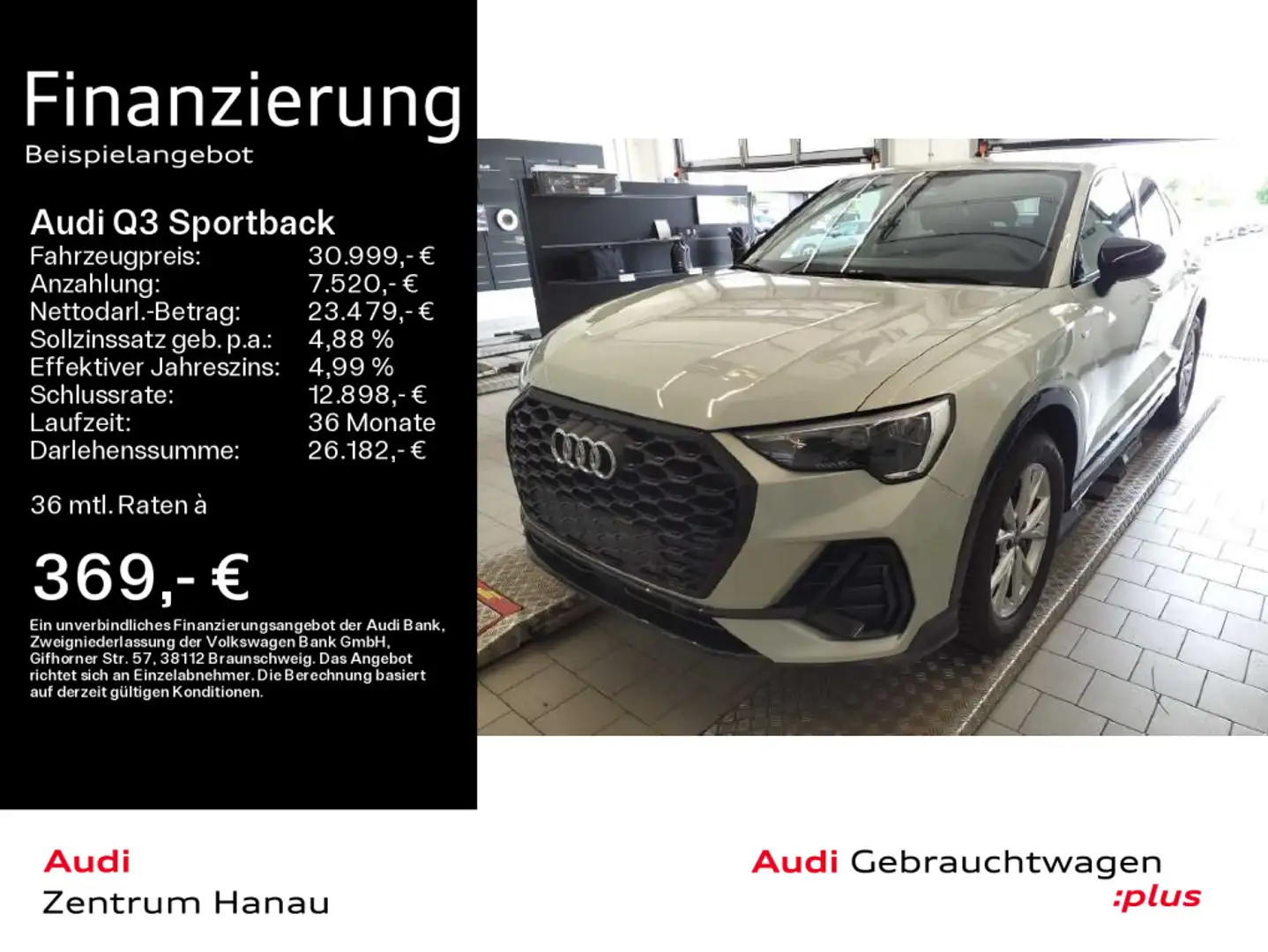 Audi Q3 35 TFSI S LINE *LED*OPTIK SCHWARZ* Silber - 1