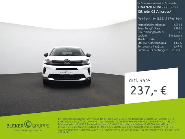 2022 Citroen C5 Aircross in White for sale