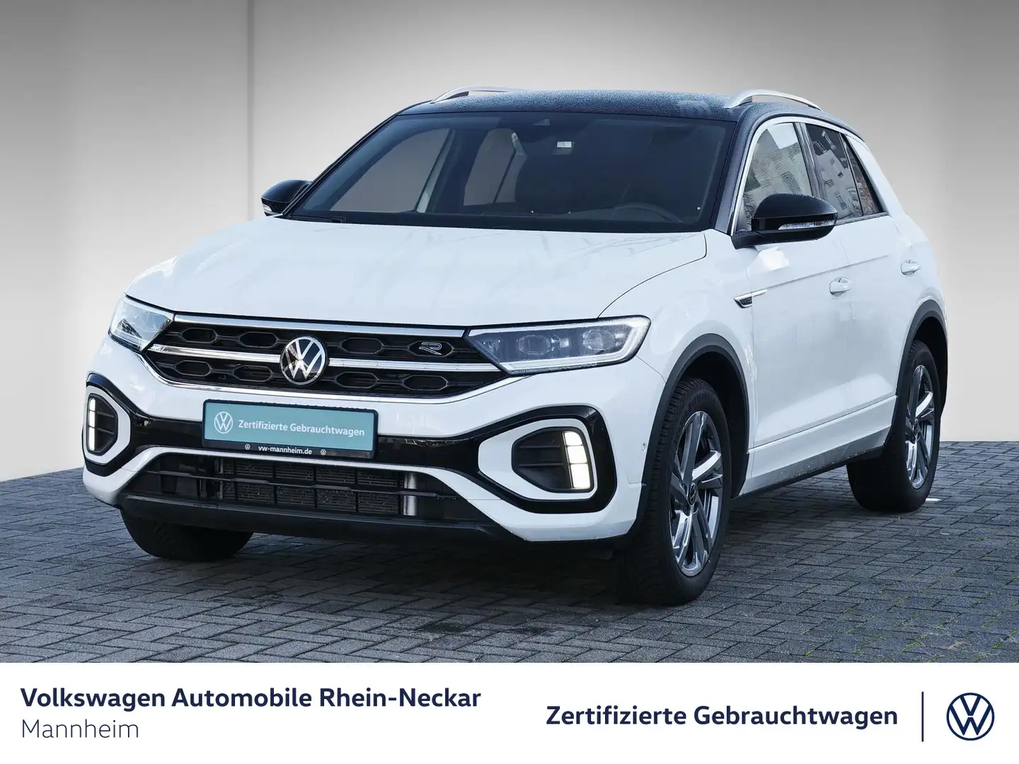 Volkswagen T-Roc 1.5 TSI R-Line DSG AHK Navi Kamera uvm Weiß - 2