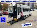 Fiat Ducato 150CV *FLEX FLOOR  9 POSTI **TRASPORTO DISABILI Wit - thumbnail 1
