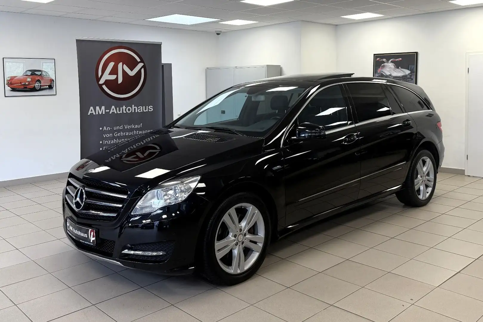 Mercedes-Benz R 350 LANG BT 4Matic *7Sitzer*PanSD*AHK*Bi-Xenon Noir - 1