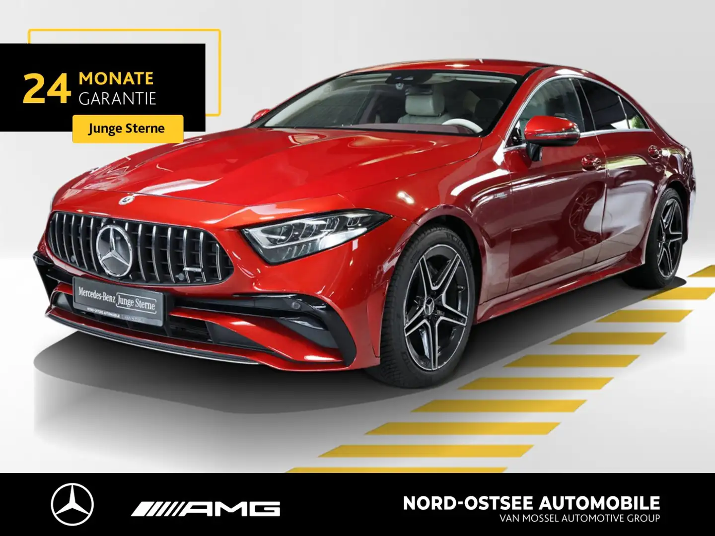 Mercedes-Benz CLS 53 AMG 4M+ AIRMATIC SOUND SITZKLIMA MEMORY Rot - 1