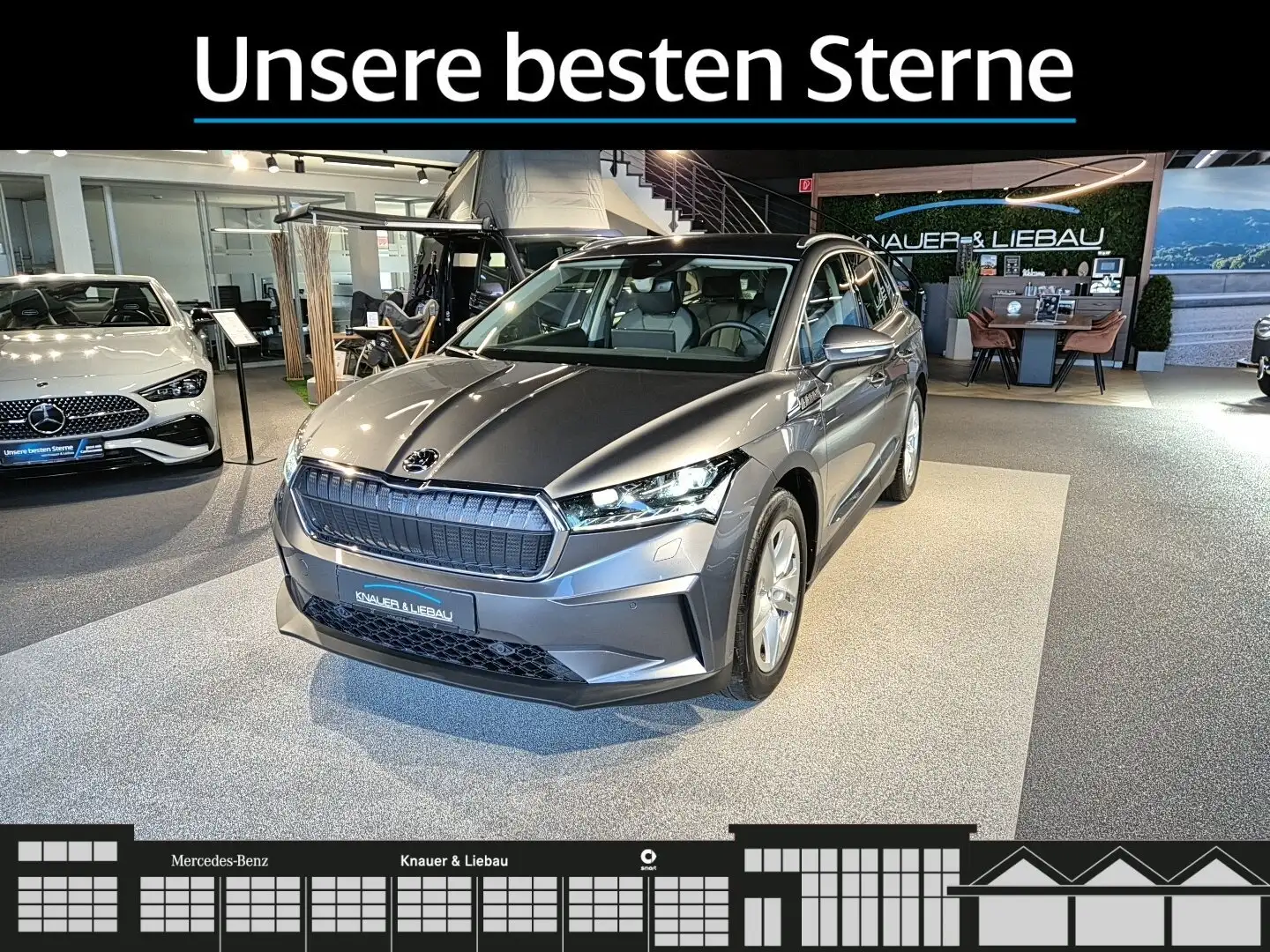 Skoda Enyaq Enyaq iV 80 Loft ACC*Camera*LED*KLima*Stzhzg* Grau - 2
