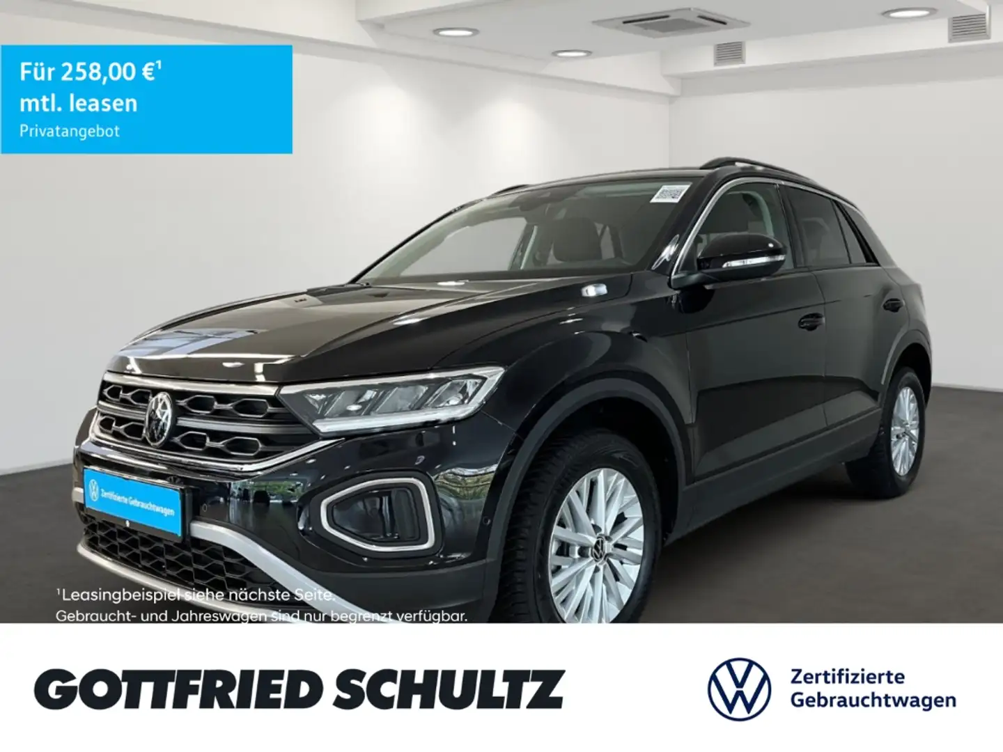 Volkswagen T-Roc 1.0 TSI Navi Sitzheizung LED APP-Connect Schwarz - 1
