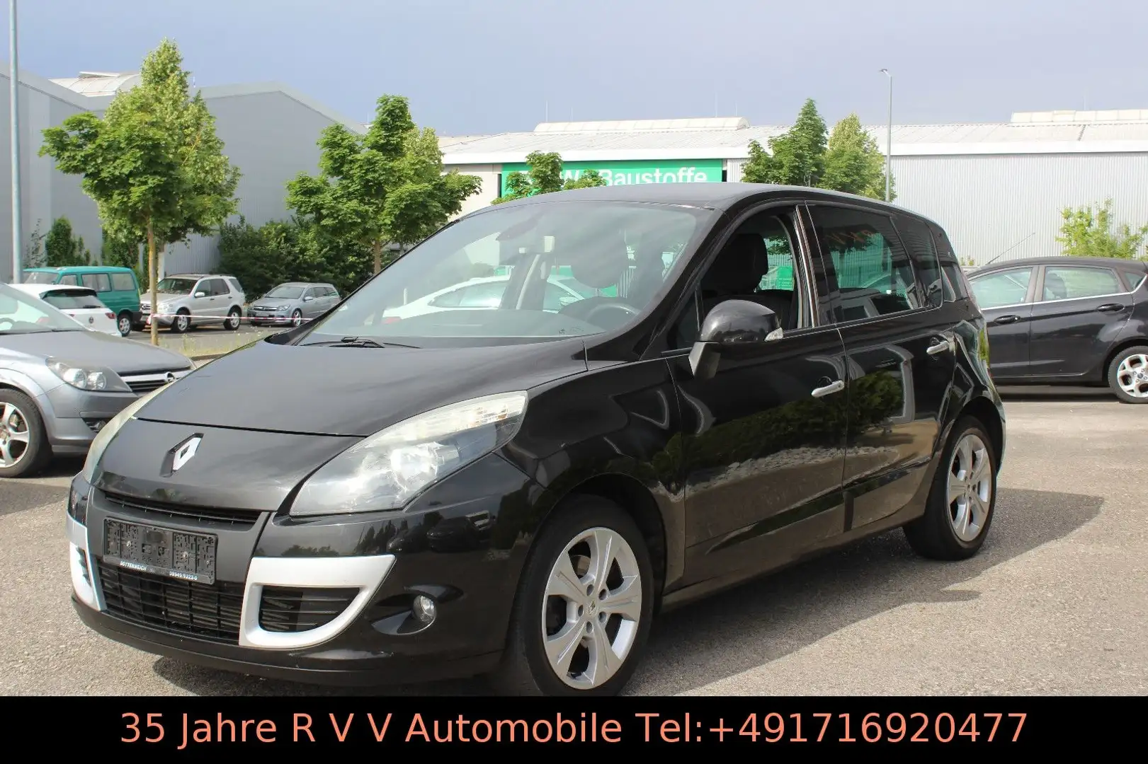 Renault Scenic III Dynamique, 1.Hand, TÜV neu Schwarz - 2