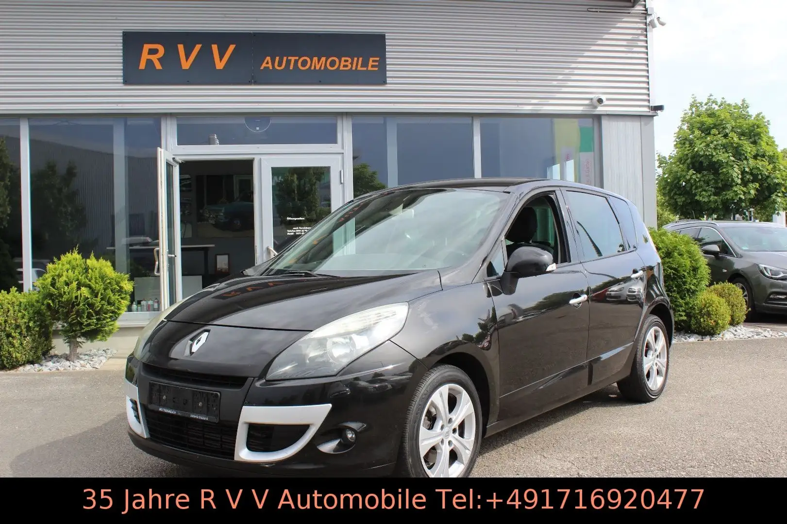 Renault Scenic III Dynamique, 1.Hand, TÜV neu Schwarz - 1