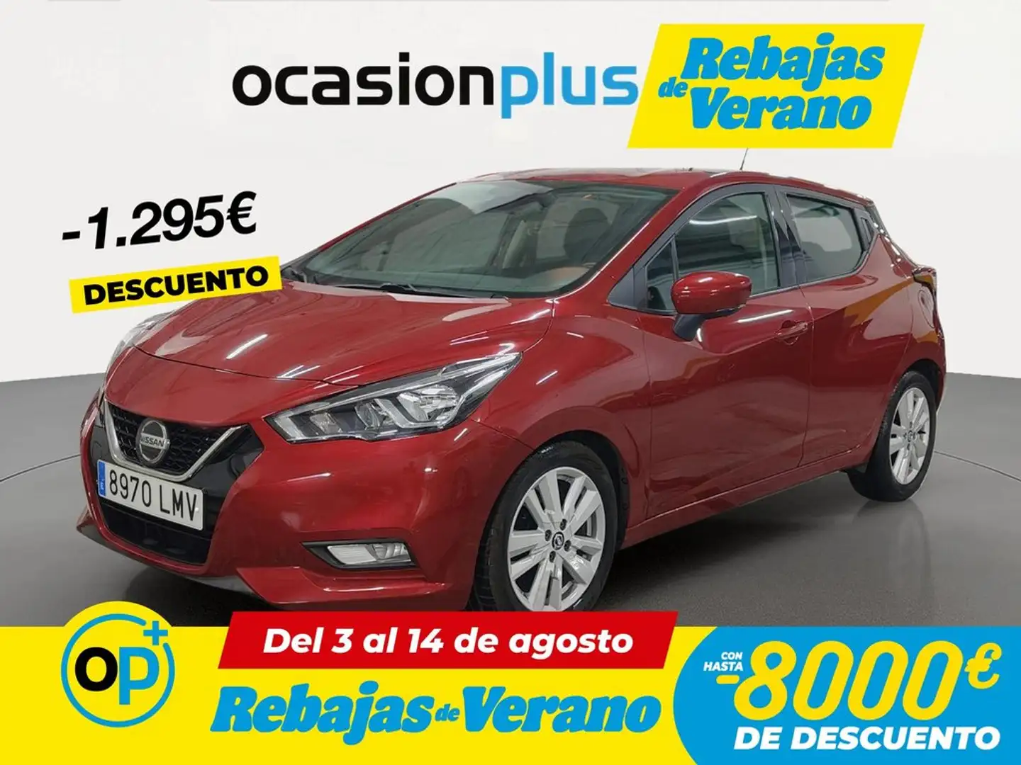 Nissan Micra IG-T N-Connecta CVT 100 Rojo - 1